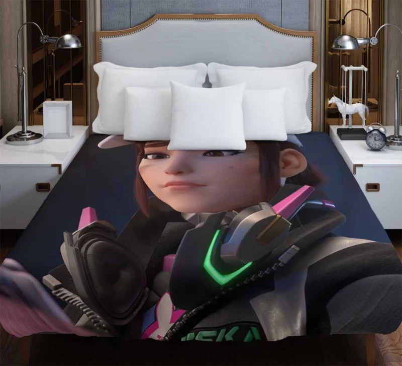 Overwatch Beautiful D.va Bedding Duvet Cover