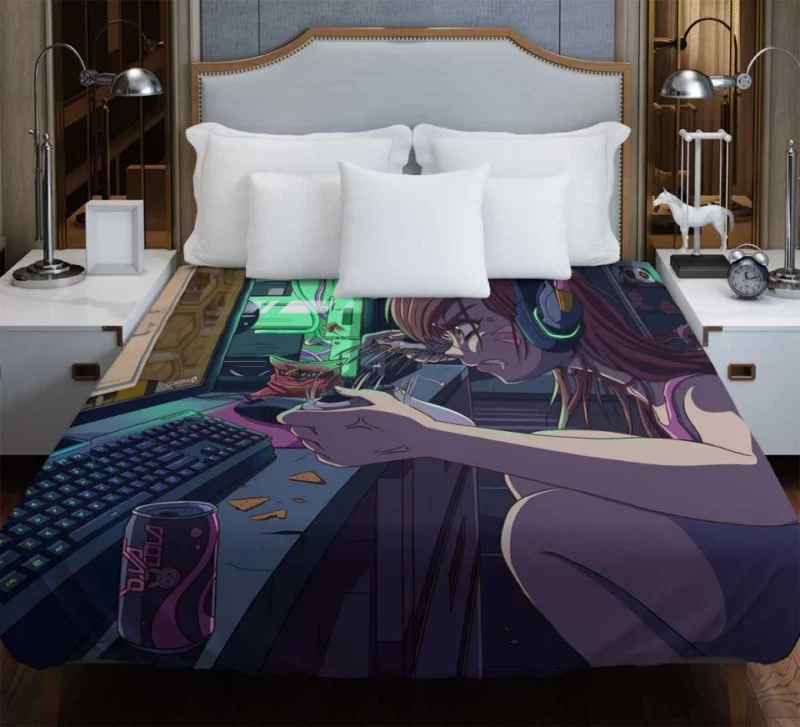 Overwatch D.va Themed Quality Bedding Duvet Cover