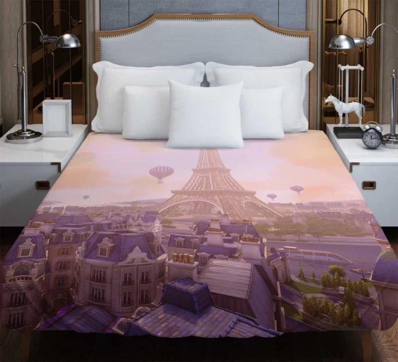 Overwatch Eiffel Tower Bedding Duvet Cover