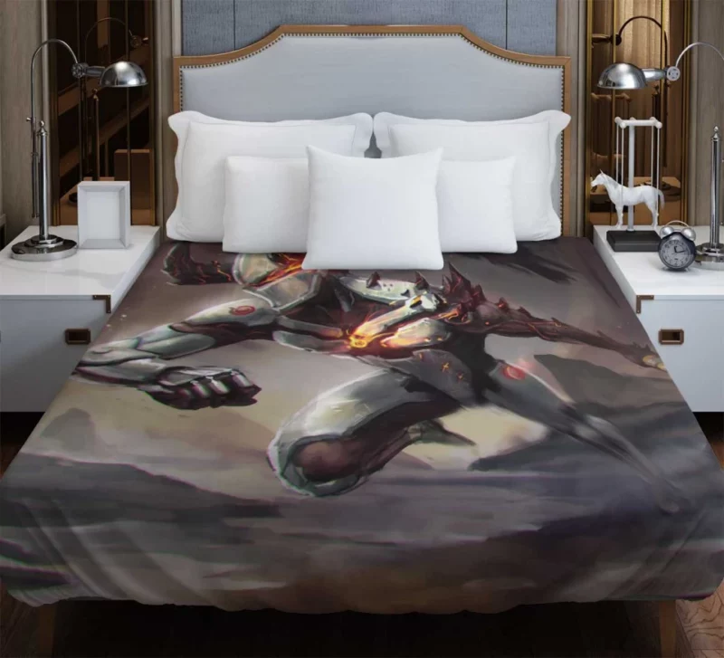 Overwatch Genji Warrior Sword Armor Bedding Duvet Cover