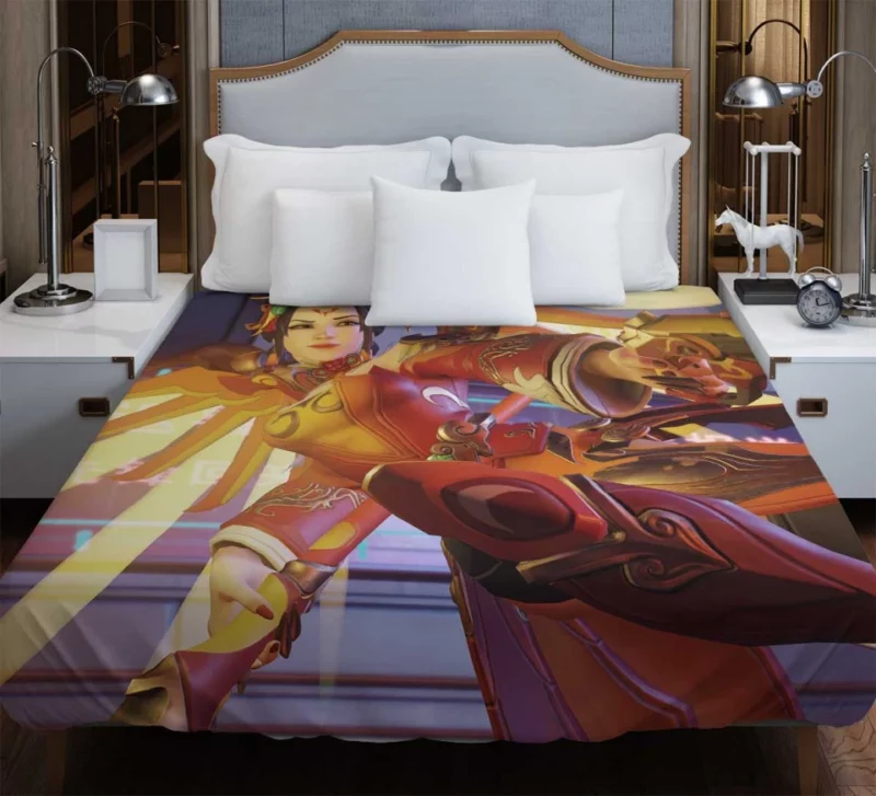 Overwatch Lunar New Year 2018 Mercy Bedding Duvet Cover