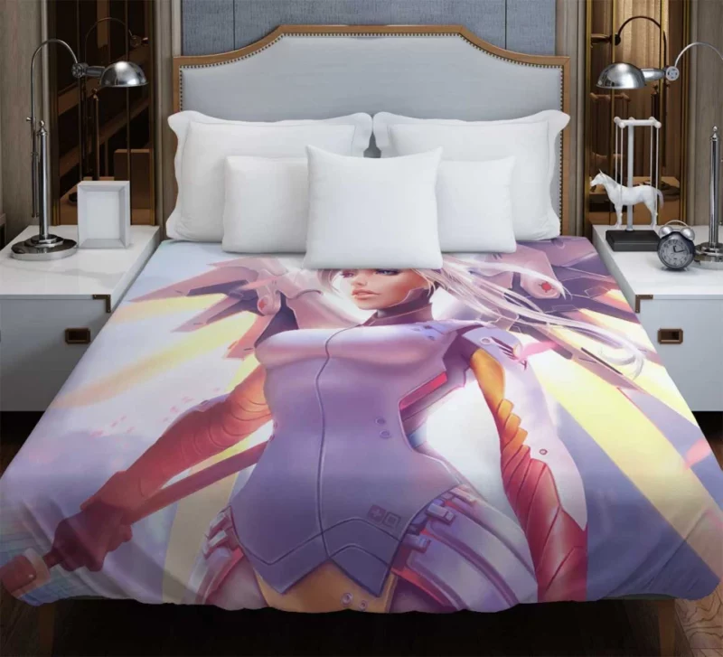 Overwatch Mercy Modern Bedding Duvet Cover