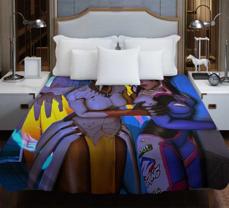 Overwatch Mercy Tracer Soldier 76 D.va Bedding Duvet Cover