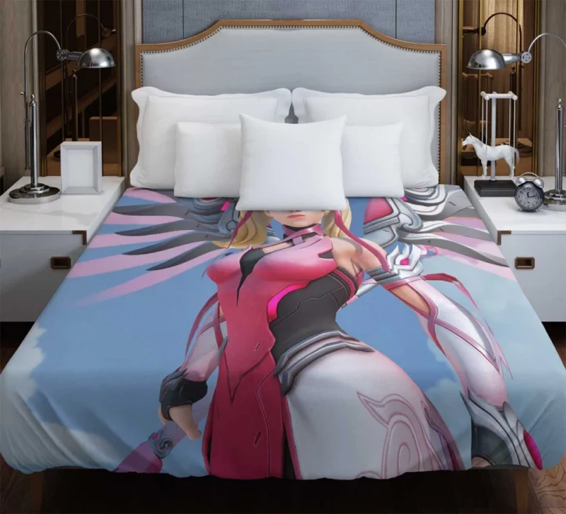 Overwatch Mercy Video Game Bedding Duvet Cover