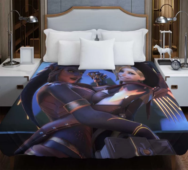 Overwatch Mercy Widowmaker Bedding Duvet Cover