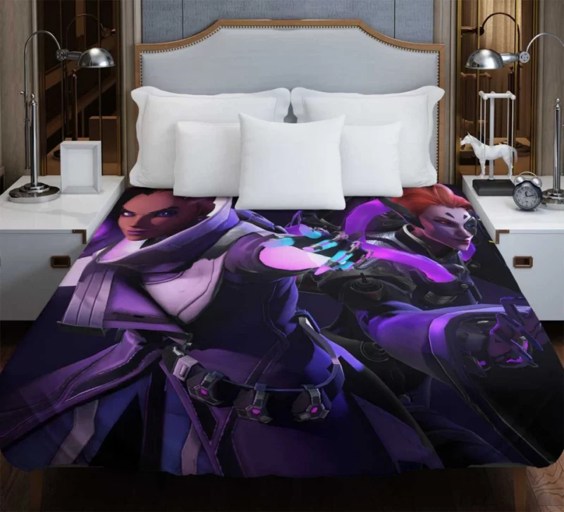 Overwatch Sombra Moira Bedding Duvet Cover