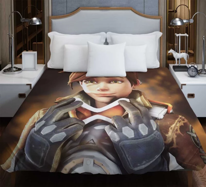 Overwatch Tracer Outstanding Bedding Duvet Cover