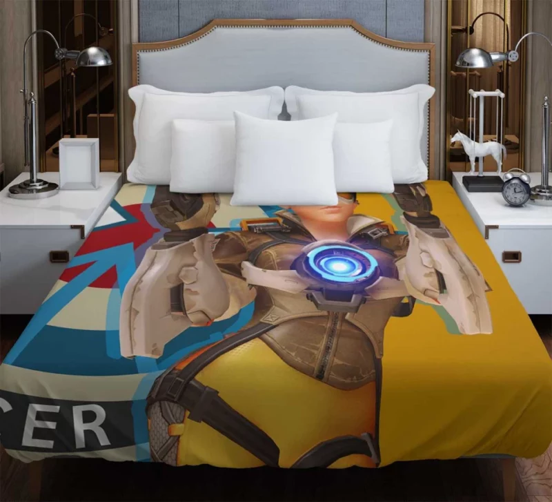 Overwatch Tracer Themed Bedding Duvet Cover