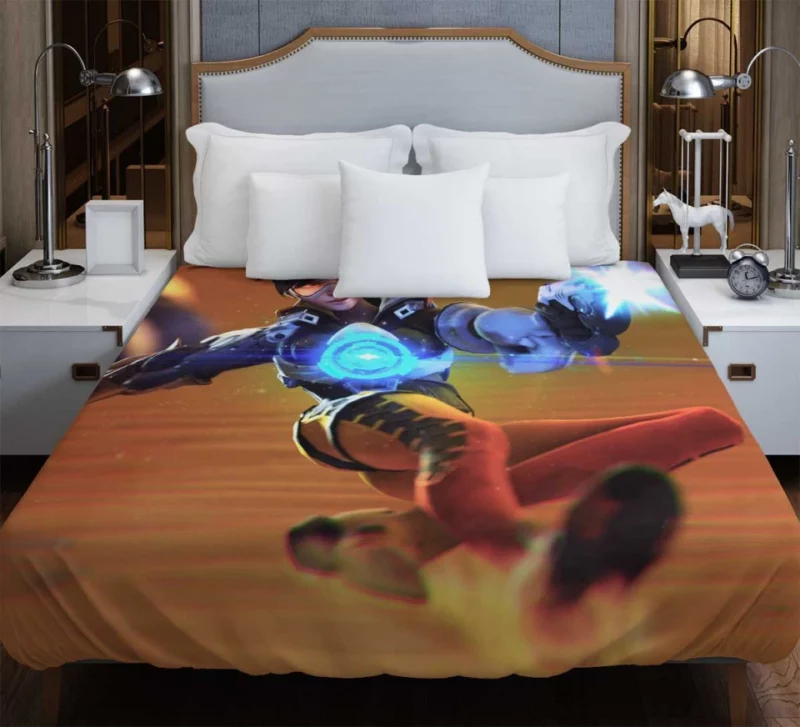 Overwatch Tracer Video Game Bedding Duvet Cover