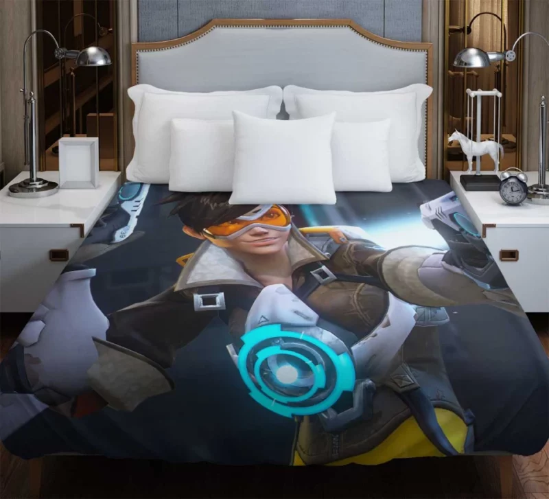 Overwatch Tracer Video Game Themed Bedding Duvet Cover