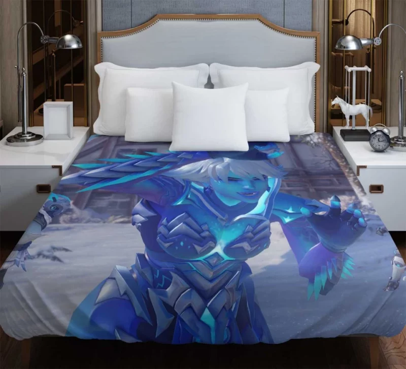 Overwatch Winter Wonderland 2017 Sombra Soldier 76 Roadhog Ana Bedding Duvet Cover