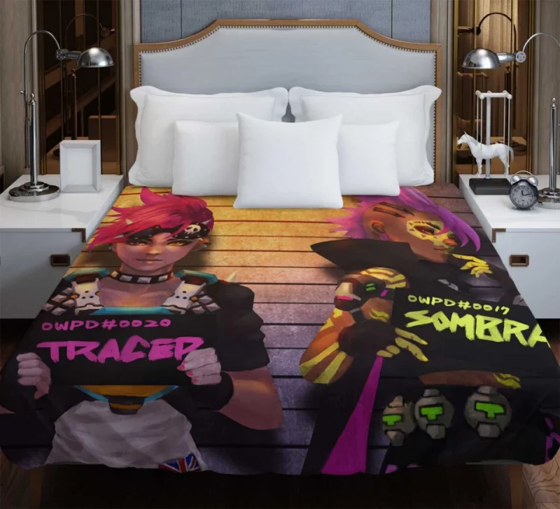 Overwatch Zarya Tracer Sombra Bedding Duvet Cover