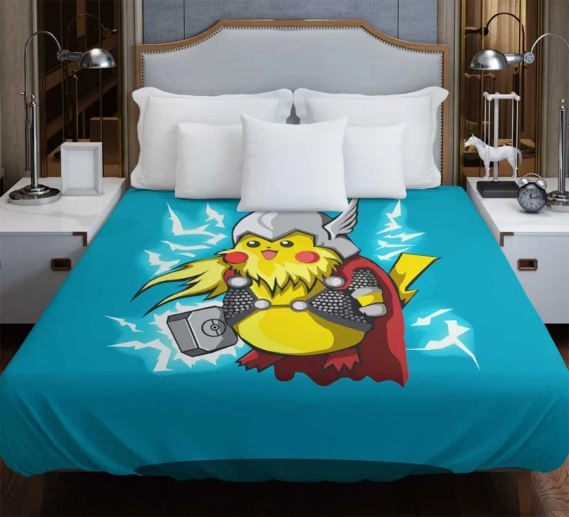 Pikachu Pokémon Flash Zoom Bedding Duvet Cover