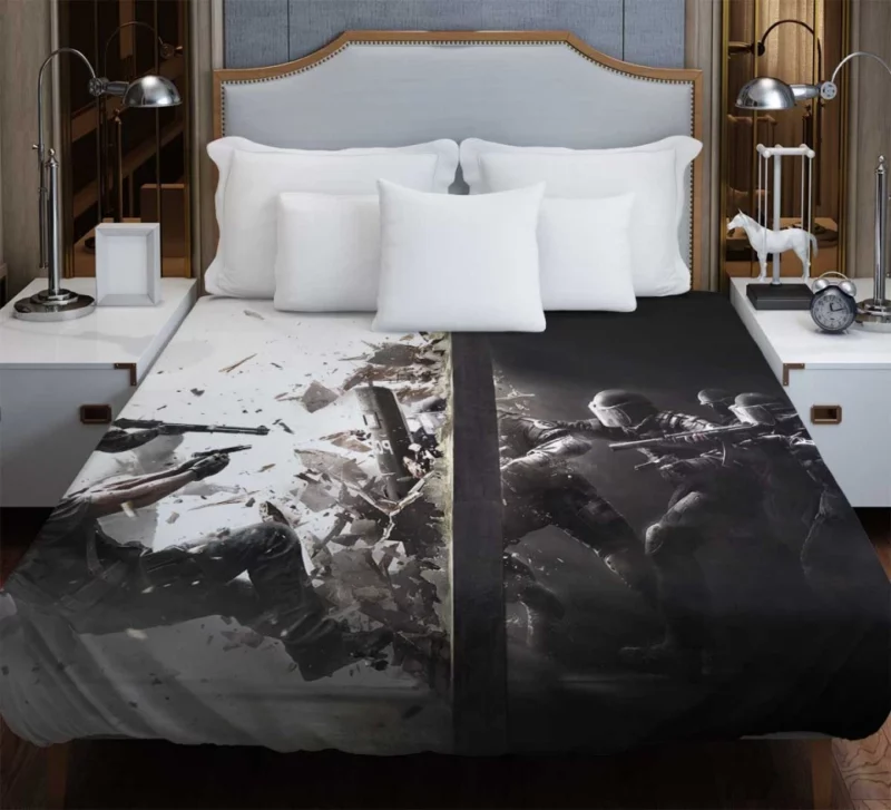 Pleasurable Tom Clancys Rainbow Six Siege Video Game Themed Bedding Duvet Cover