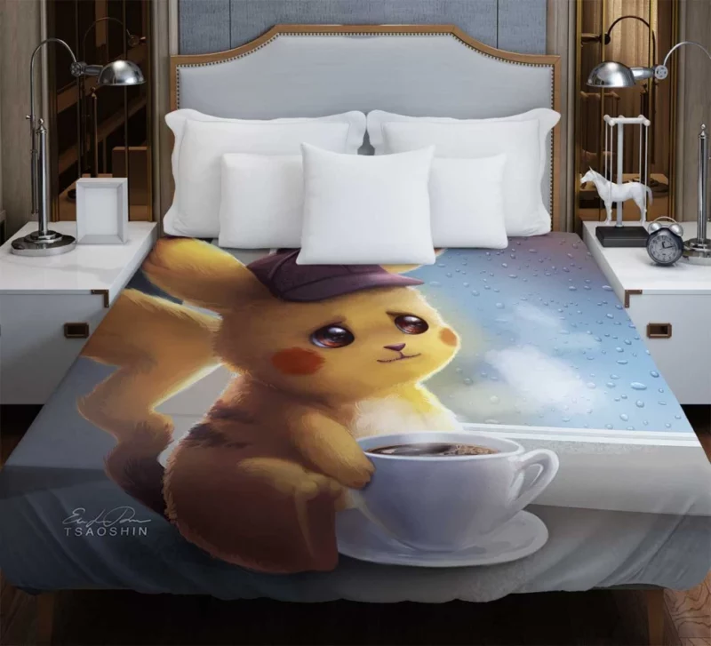 Pokémon Detective Pikachu Bulbasaur Bedding Duvet Cover