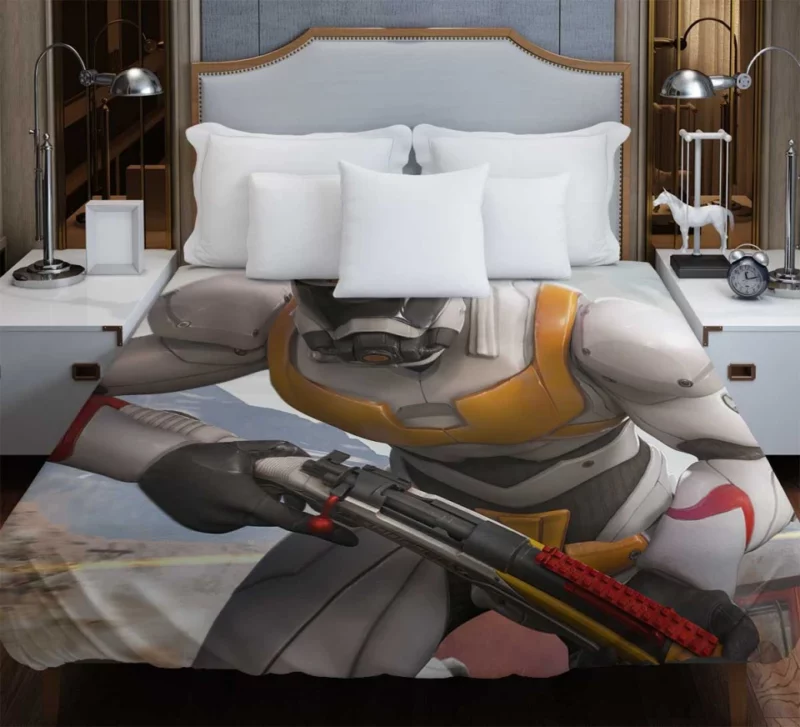 Pubg Helmet And Gun Bedding Duvet Cover