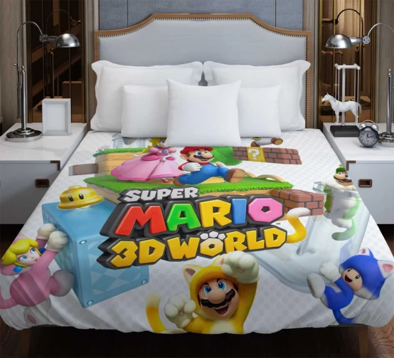 Super Mario 3d World Mario Bedding Duvet Cover