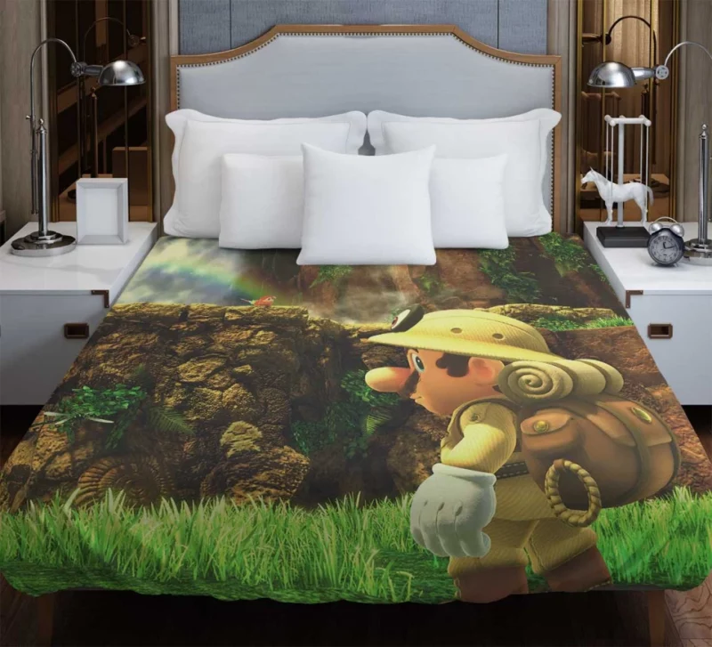 Super Mario Odyssey Cascade Kingdom Bedding Duvet Cover