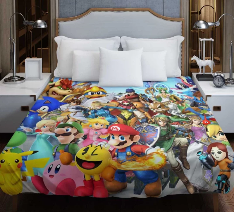 Super Smash Bros For Nintendo 3ds And Wii U Bedding Duvet Cover