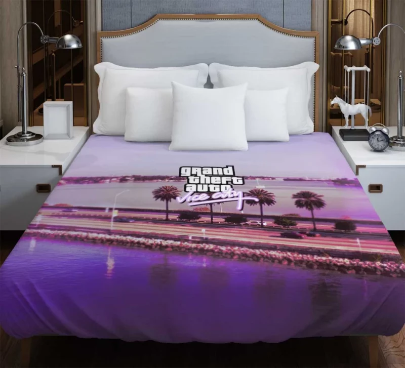 Vice City Grand Theft Auto Bedding Duvet Cover